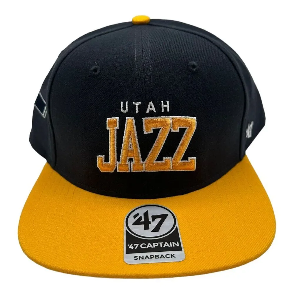 NWT 47 Brand Captain‎ Utah Jazz NBA Basketball Snapback Adjustable Hat Cap